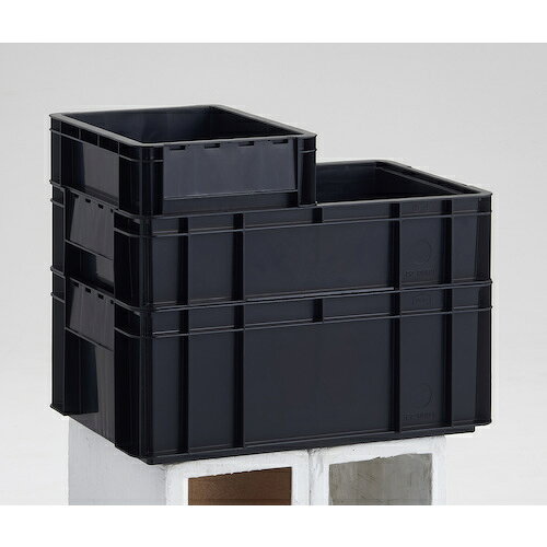【期間限定!対象商品P2〜20倍】 TRUSCO　導電コンテナ　ECPZ−0008　1個 (PZ0008EBK)