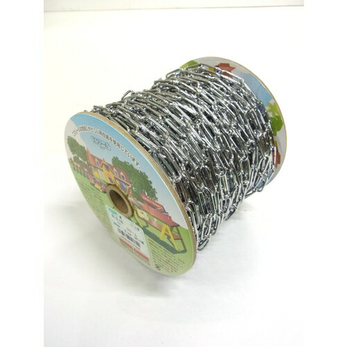 ニッサチェイン　クローム鉄リンクC　30m巻　1巻 (RIL16CR)