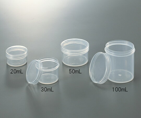 プラ壺(透明) 30mL 10165 1箱(100個入)