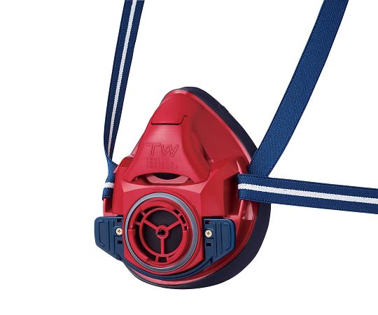 Mask - 【期間限定!対象商品P2〜20倍】 防じん・防毒両検定マスク(Lサイズ) 茜色雲母(レッド) TW01SC(L)RD 1個