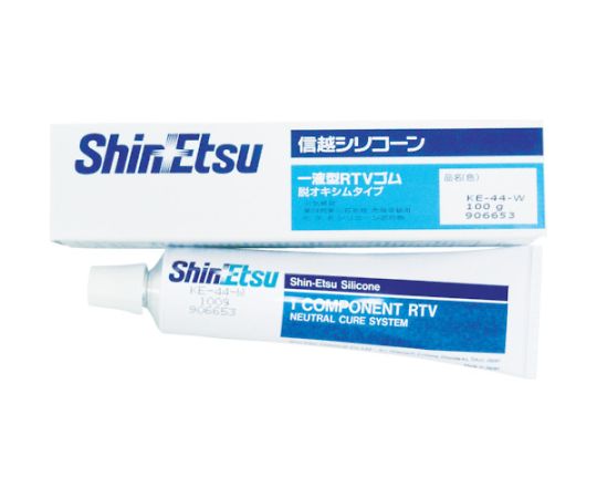 【期間限定!対象商品P2〜20倍】 一般電気用RTVゴム 100g 透明 KE44T-100 1本