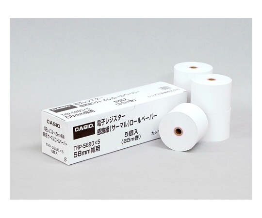 レジスター用ロールペーパー(感熱) TRP-5880 5個入り TRP-5880X5 1箱(5個入)