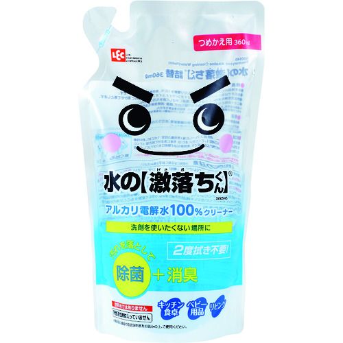【期間限定!対象商品P2〜20倍】 LEC　水の激落ちくんつめかえ用360ml　1個 (S00545)