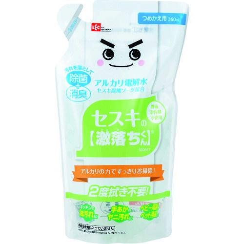 LEC　住居用洗剤用つめかえ　セスキの激落ちくん　360ml　1個 (S00547)