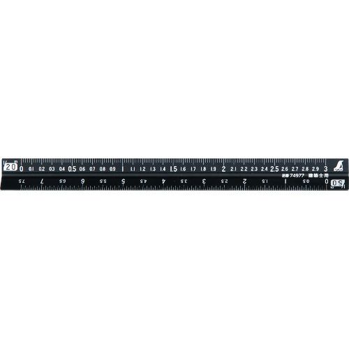 【SS限定 38万商品以上10%OFF】 シンワ　アルミ三角スケール　B−15　15cm　建築士用　ブラック　1個 (74977)