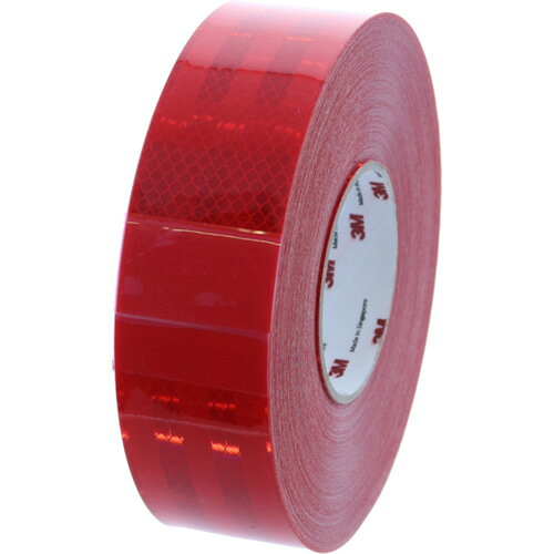【全商品 ポイント10倍中】 3M　ダイヤモンドグレード反射シート　赤　50．8mmX45...