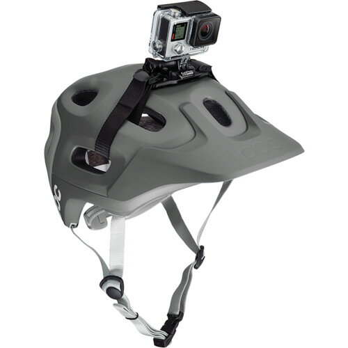福祉用具のバリューケアの【期間限定!対象商品P2〜20倍】 GoPro　ウェアラブルカメラ用オプション　ヘルメット固定用マウント　ベンテッドヘルメットマウント　1個 (GVHS30)｜アングル3