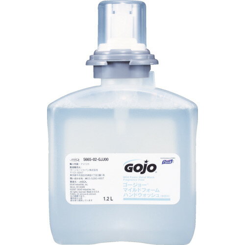 GOJO ゴージョー マイルドフォームハンドウォッシュ（無香料）1200mL（TFX用カートリッジ） 1個 (5665)