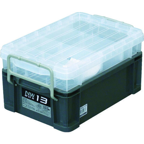 【期間限定!対象商品P2〜20倍】 JEJアステージ　NWボックス＃13　グレー　1個 (NW13GR) 2