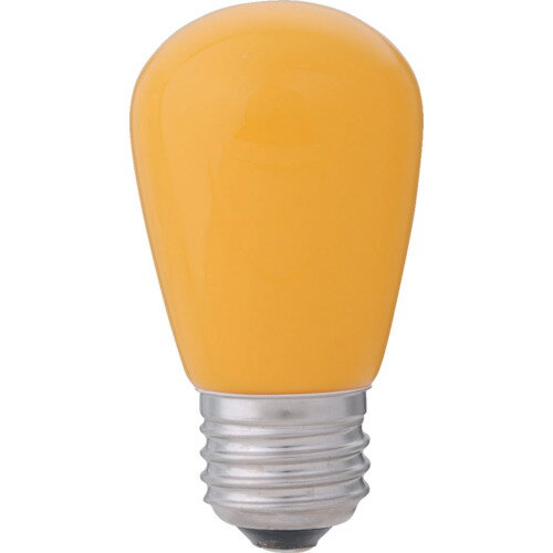 ELPA　LED電球サイン球E26　1個 (LDS1YGG903)