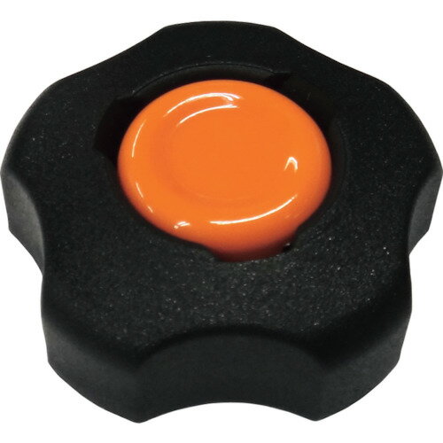 コノエ　ノブスターN　黒−オレンジ　M10（10個入）　1袋 (KNOBSTARNBO10)