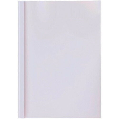 とじ太くん とじ太くん専用カバー クリアホワイト A4 タテとじ 背幅18mm 1Pk (4110007)