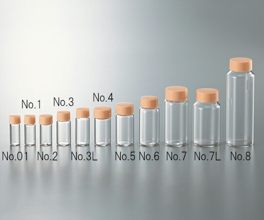 特徴 天面がフラットなため記入ができます。 識別や分別する際にシールを貼る手間が要らず便利です。仕様 型番：No.6 キャップカラー：オレンジ 容量(mL）：30 入数：1箱(50本入) 材質：本体／硼珪酸ガラス、キャップ／PP（ポリプロピレン）、パッキン／SPPハイシート コード番号：0101-0817特徴 天面がフラットなため記入ができます。 識別や分別する際にシールを貼る手間が要らず便利です。仕様 型番：No.6 キャップカラー：オレンジ 容量(mL）：30 入数：1箱(50本入) 材質：本体／硼珪酸ガラス、キャップ／PP（ポリプロピレン）、パッキン／SPPハイシート コード番号：0101-0817