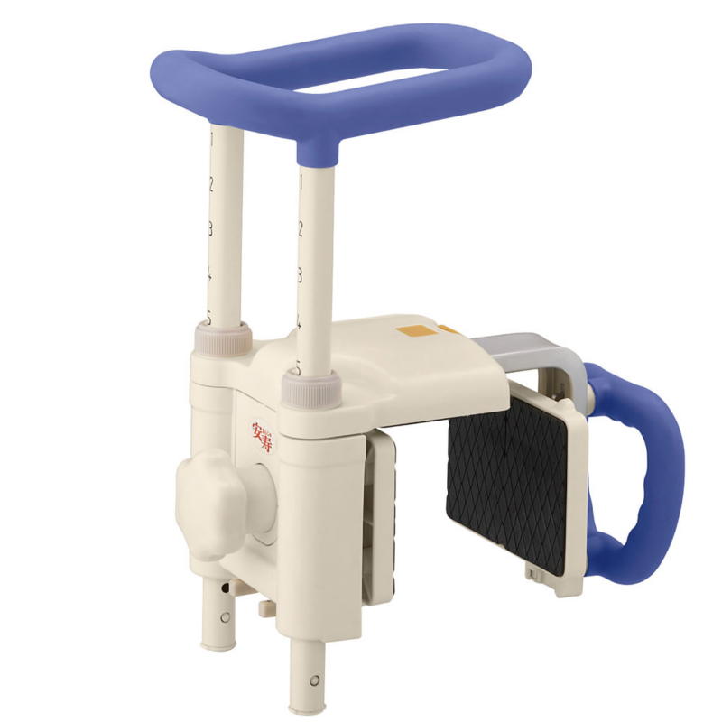 高さ調節付浴槽手すり UST-200N ブルー536-615