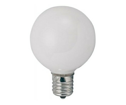 �٥ӡ��ܡ���� 10W �ۥ磻�� E17 50��72mm G501710W 1��