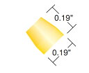 フランジレスフェラル Yellow ETFE(10pk) P-300X 1セット(10個入)