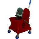 CXS 清掃用品 リンガー・バケツセット(レッド) 1台 (5177294)