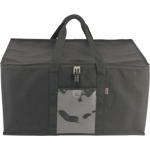 SANEI　折り畳みコンテナバッグ　75L　黒　1個 (WSCB7501)