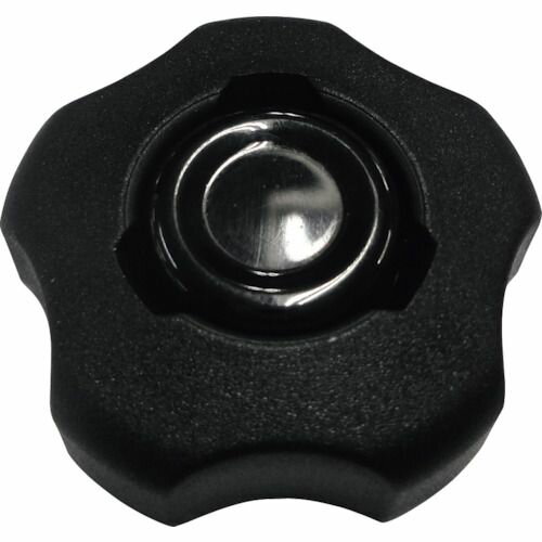  コノエ　ノブスターN　黒−黒　M12（10個入）　1袋 (KNOBSTARNBB12)