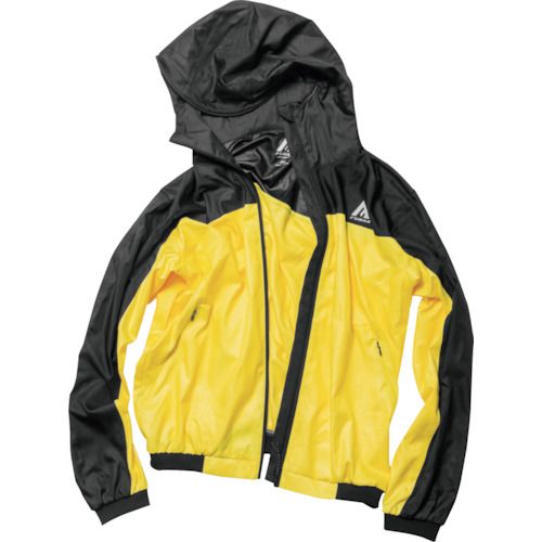 おたふく FUBAR 高撥水フルジップパーカ イエロー×ブラック M 1枚 (FB221YLBKM)