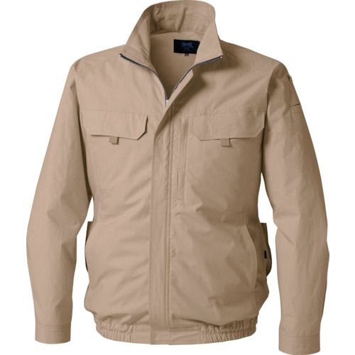 空調服　【今期完売】空調服［［R下］］　長袖ブルゾン　ベージュ　5L　1着 (KU92230B20S7)