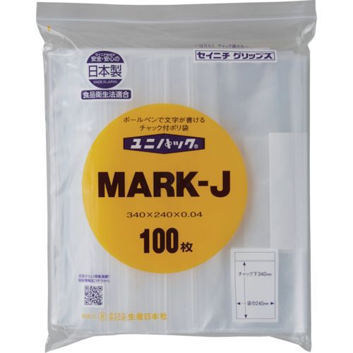 Household Supplies, Stationery - 【期間限定!対象商品P2〜20倍】 セイニチ　「ユニパック」　MARK−J　340×240×0．04　100枚入　1袋 (MARKJ100)