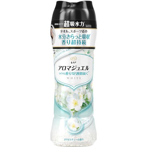 P＆G　レノア　アロマジュエル　香り付け専用ビーズ　ホワイトティー　本体　470mL 1本