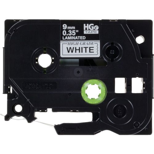 brother　HGEテープ　黒字／白地／9mm　1Pk (HGE221V)