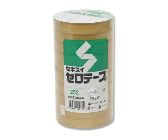 �������� �����ơ��� No.252 18mm��50m�� 10�� 001600111 1�ѥå�(10����)