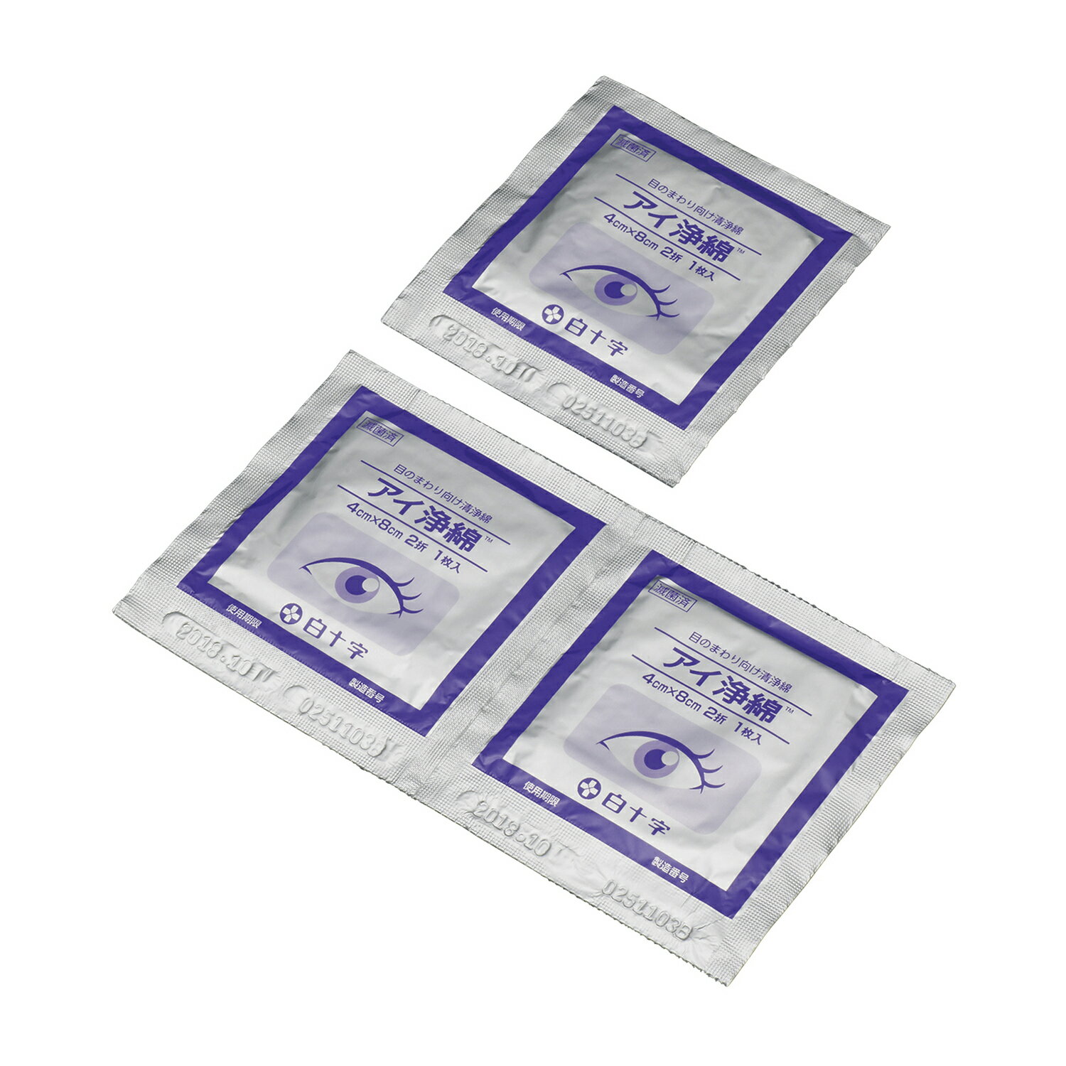 FCアイ浄綿（滅菌済）14包入 11451(4X8CM)