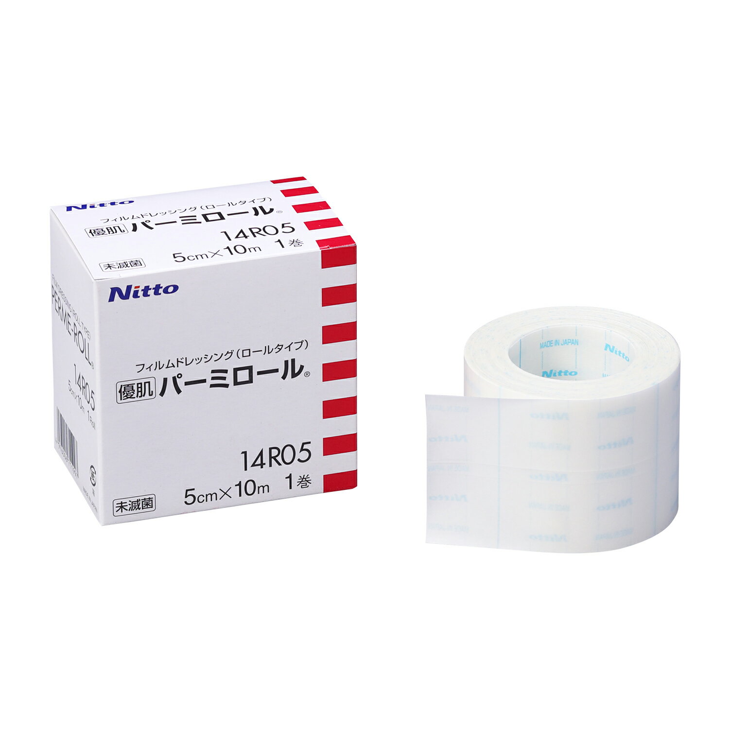 【期間限定 対象商品P2〜20倍】 ニトリート 優肌パーミロール 14R05 5CMX10M 1カンイリ ドレッシング材 25-3663-00