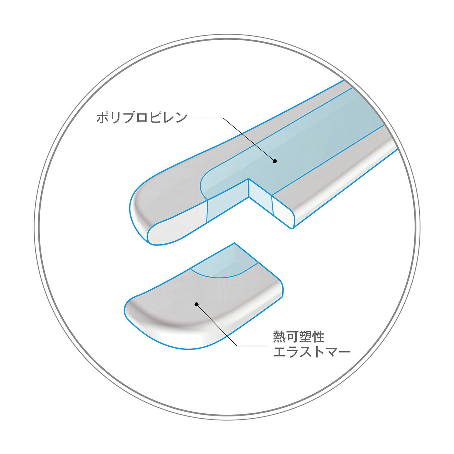 Lustromedic　舌圧子 MZ1001(B)ブルー(100イリ)