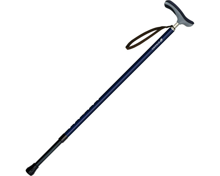 ●サイズ／長さ80〜95cm（7段階／2.5cm） ●サイズ（身長）／156〜186cm ●パイプ径／上部：2cm、下部：1.8cm ●重さ／255g ●材質／本体：耐食アルミ、グリップ：PP+エラストマー ●標準機能／ラチェット調整式、スリムネック ●生産国／日本 ●抗ウイルス ●SGマーク取得商品・毎日持つものだから、杖にもウイルス対策。毎日握るグリップと、地面・床と接地する先ゴムに抗ウイルス機能を付与することで、ご自宅や訪問先でのウイルス感染リスクを減らし安心な外出をサポートいたします。 ・太いのに軽くて安心な定番モデル。重量約260gととっても軽く、長時間の使用も疲れにくい、見た目を裏切る軽量ボディが特徴です。 ・握りやすさを追求したグリップ。欧米に比べ、比較的に小柄な日本人の手に合わせたグリップ形状は、握りやすく高い安定感が特徴。 疲れにくいだけでなく、歩行時の手の痛みも和らげます。 ・「国産高品質」アフターフォローも充実。●サイズ／長さ80〜95cm（7段階／2.5cm） ●サイズ（身長）／156〜186cm ●パイプ径／上部：2cm、下部：1.8cm ●重さ／255g ●材質／本体：耐食アルミ、グリップ：PP+エラストマー ●標準機能／ラチェット調整式、スリムネック ●生産国／日本 ●抗ウイルス ●SGマーク取得商品・毎日持つものだから、杖にもウイルス対策。毎日握るグリップと、地面・床と接地する先ゴムに抗ウイルス機能を付与することで、ご自宅や訪問先でのウイルス感染リスクを減らし安心な外出をサポートいたします。 ・太いのに軽くて安心な定番モデル。重量約260gととっても軽く、長時間の使用も疲れにくい、見た目を裏切る軽量ボディが特徴です。 ・握りやすさを追求したグリップ。欧米に比べ、比較的に小柄な日本人の手に合わせたグリップ形状は、握りやすく高い安定感が特徴。 疲れにくいだけでなく、歩行時の手の痛みも和らげます。 ・「国産高品質」アフターフォローも充実。