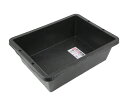 赤長 DIYトロ舟 ブラック 497mm×360mm×190mm 40L ブラック 1個
