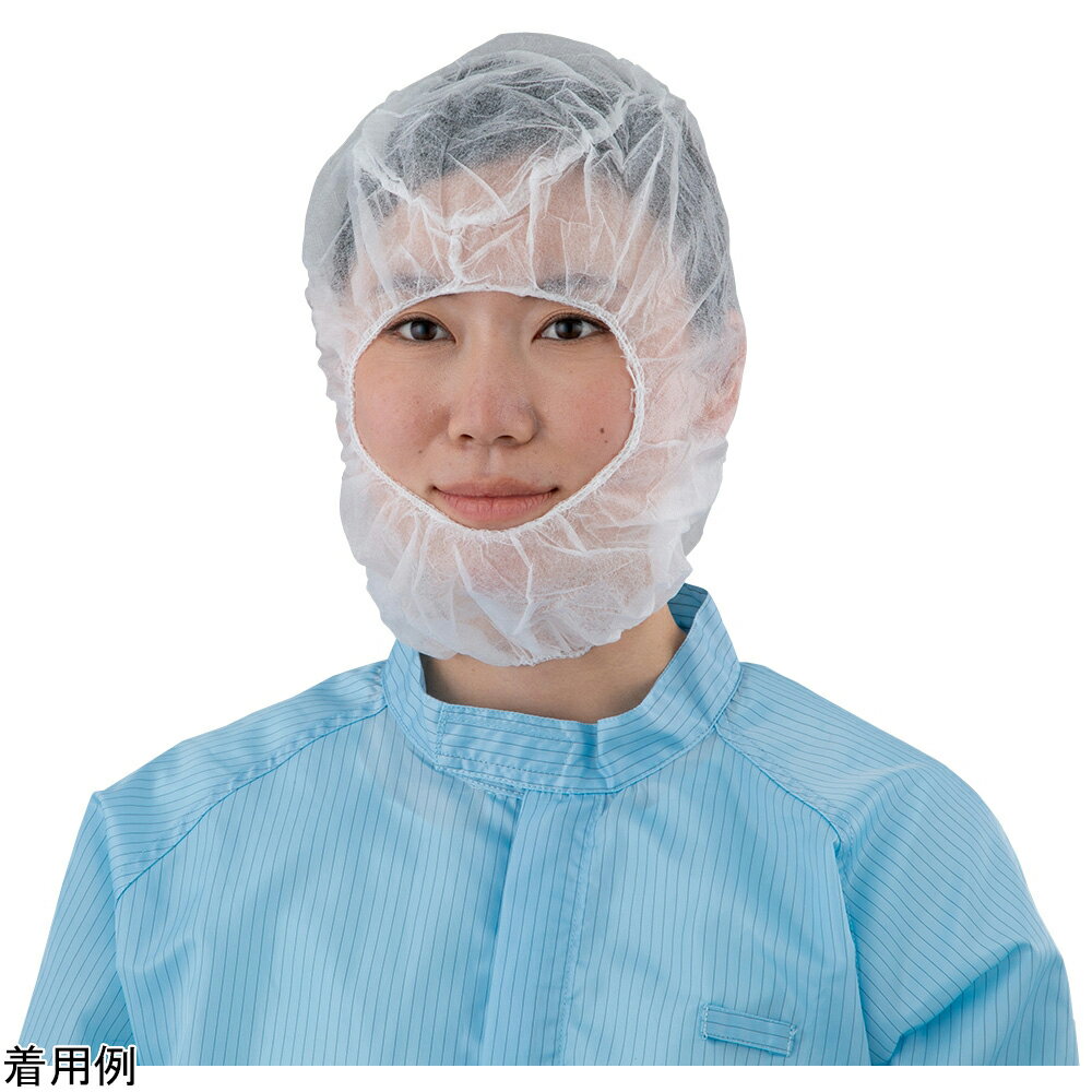 ディスポ・フルフェイスカバー 100枚入　S-21130W 1袋(100枚入)