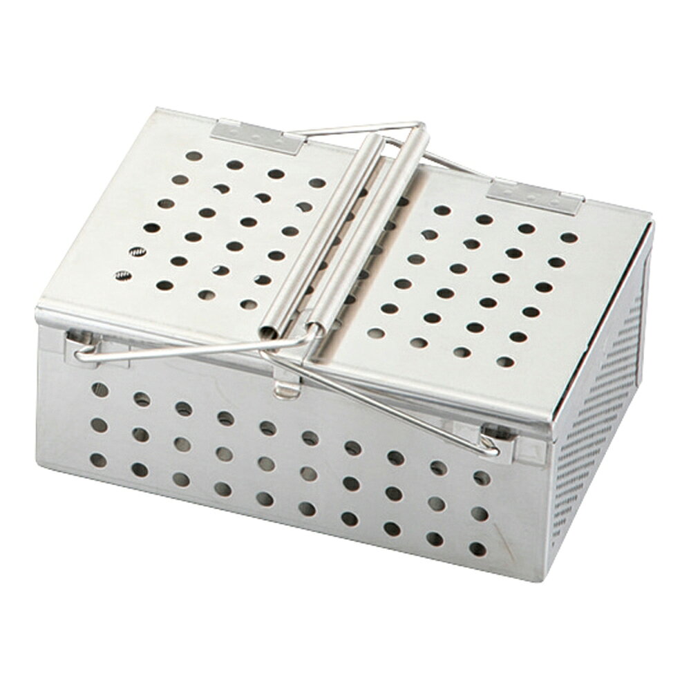 サイズ（mm）：260×100×65 入数：1個 材質：SUS304 パンチング穴径：φ6mm オートクレーブ可サイズ（mm）：260×100×65 入数：1個 材質：SUS304 パンチング穴径：φ6mm オートクレーブ可