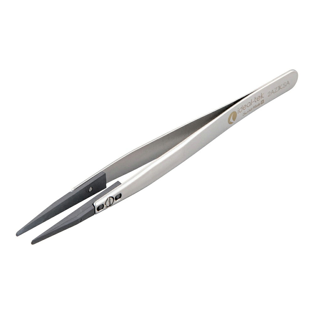 耐熱性（先端／1400℃・2万時間、本体／350℃）・耐薬品性が高いです。 半導体を放電による損傷から守ります。 全長×横幅（mm）：130×9 高さ（mm）：11 材質：本体／SUS 316L、先端／セラミック 表面抵抗：1×10^7〜1...