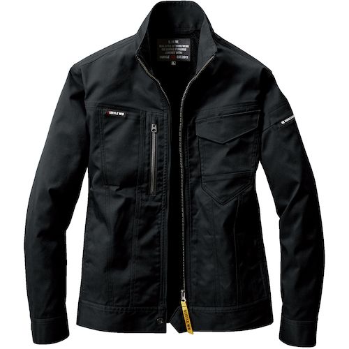 BURTLE ジャケット(ユニセックス) 6201−35−M ブラック 1着 (620135M) BURTLE ジャケット(ユニセックス) 6201−35−M ブラック 1着 (620135M)