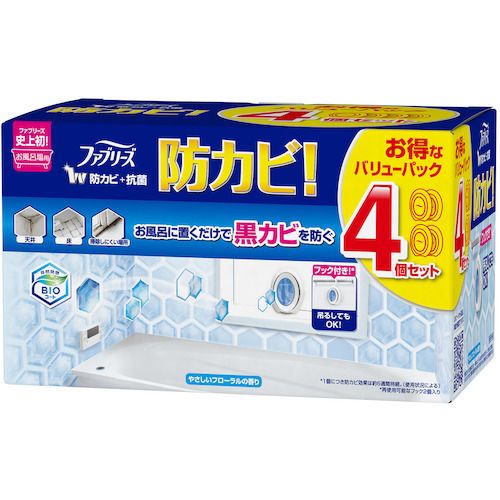 P＆G ファブリーズ お風呂用防カビ剤 フローラル 7mLx4個 1個