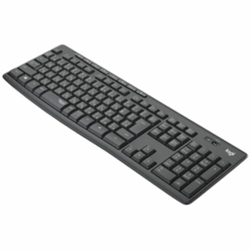 Logicool サイレント ワイヤレスキーボード K295(グラファイト) 1個 (K295GP)