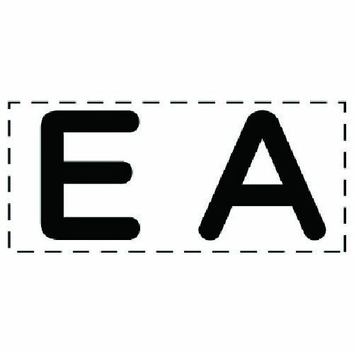 ユニット　カッティング文字　EA・マーキングフィルム　1枚 (42714)
