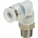 特長:●本体材質には、クリーン環境に適したPPを採用しました。●ねじ部はSUS304を採用しています。●禁油仕様です。●樹脂本体色はクリアで流体の確認が可能です。 仕様:●適合チューブ外径D(mm)：6●接続口径：M5×0.8●六角対辺(m...