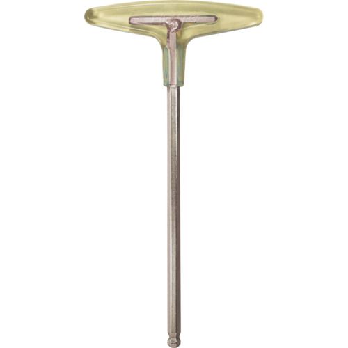 EIGHT　T型　六角棒スパナ　テーパーヘッド　樹脂ハンドル　3mm　単品　1本 (EXT3)