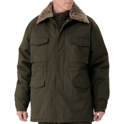 ミドリ安全 防寒 綿カストロコート OD LL 1着 (M7506UELL)