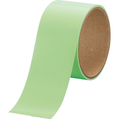 【全商品 ポイント10倍中】 ユニット　高輝度蓄光テープ　50mm巾×1M　1巻 (824503)