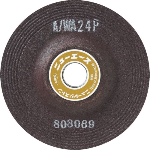 【期間限定!対象商品P2〜20倍】 NRS　オフセット型研削砥石　ニューエース　100×6×16　A／WA36N　25枚 (NA100616A36N)