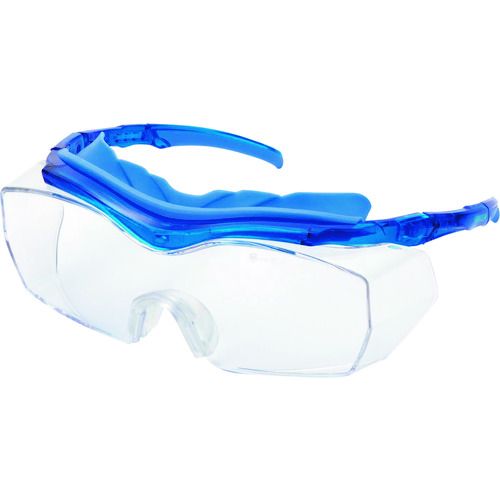 リケン　一眼式保護メガネ　RS−90B　VF−P　ブルー 1個