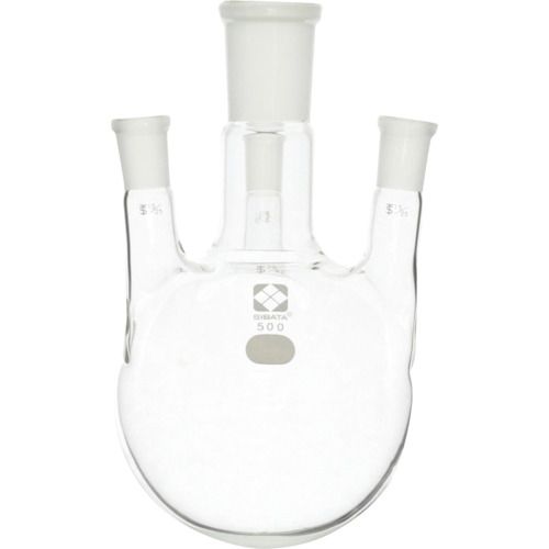 SIBATA 共通摺合四口丸底フラスコ 29／42 500mL 1個 (00534029500)