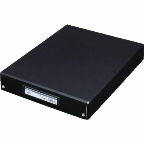 Rakuten - 【期間限定!対象商品P2〜20倍】 KING　JIM　デスクトレ−BF　A4　黒　1個 (4008BFBK)