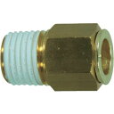 チヨダ 冷却水配管用タッチコネクターフジVタイプメイルコネクター(金属) 8mm・R1/4 1個 (802MV)